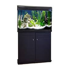 620 Glass Aquarium And Table 60 CM Black Or White